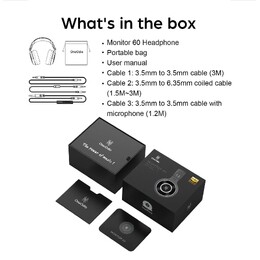 OneOdio Monitor 60 Professional Over Ear Closed Back Monitor Headphones