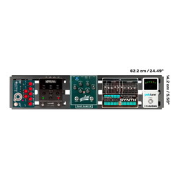 RockBoard DUO 2.2 Pedalboard with Flight Case 622 x 142 mm