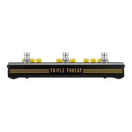 Donner Triple Threat Guitar Effect Pedal - Black