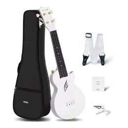 Enya Nova U Carbon Soprano Ukulele - White