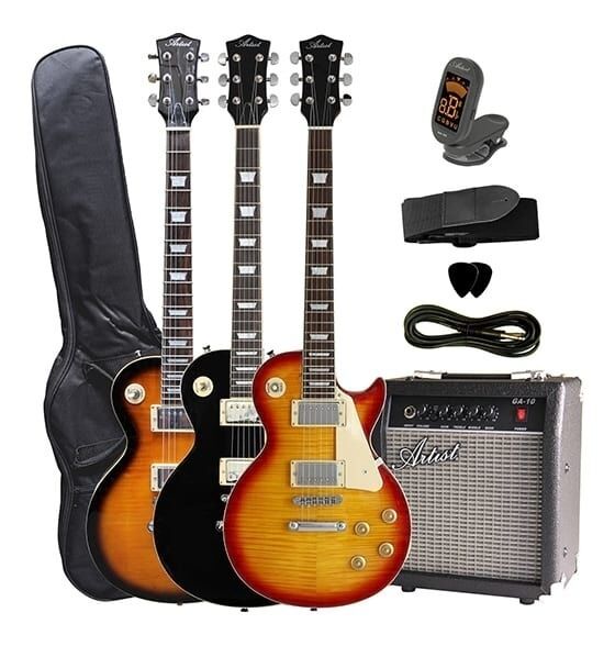 LP Style Electric Guitar 10W Amp & Accessories SWAMP
