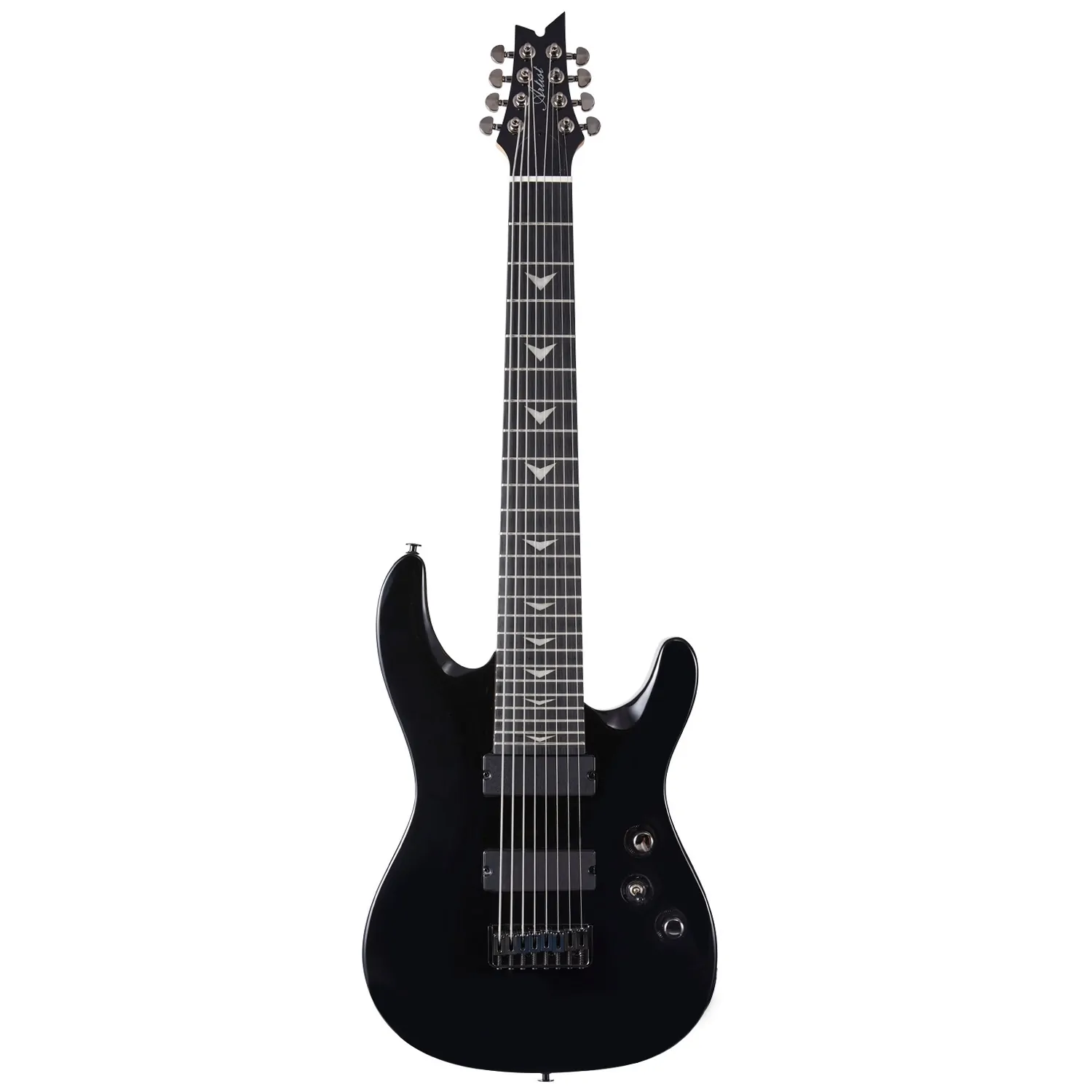 Artist Indominus8 8 String Electric Guitar - Black Chrome Finish