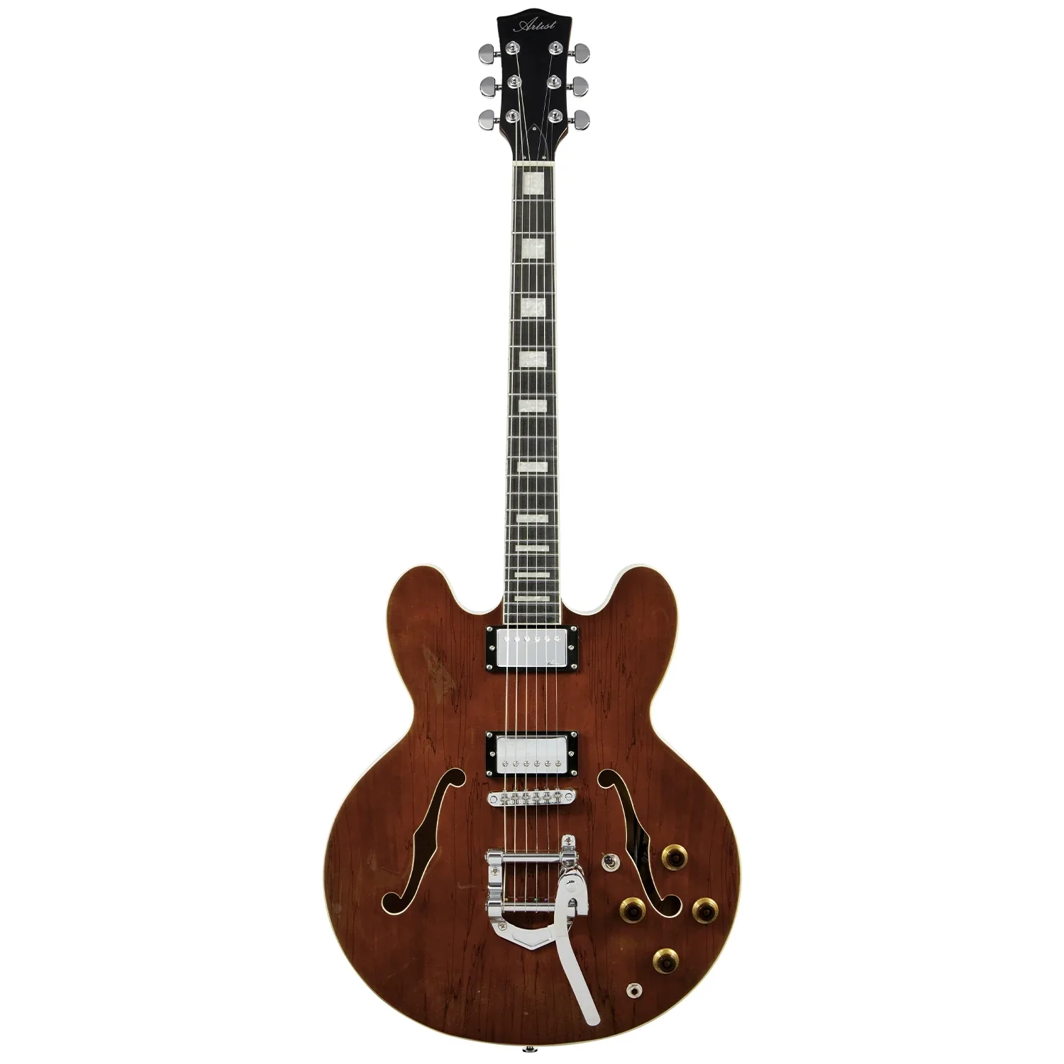 Artist Walnut58TRM Semi-Hollow Electric Guitar with Tremolo