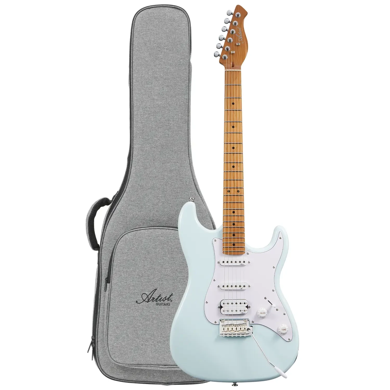 Artist AS20V2 Electric Guitar with HSS Pickups - Pastel Blue