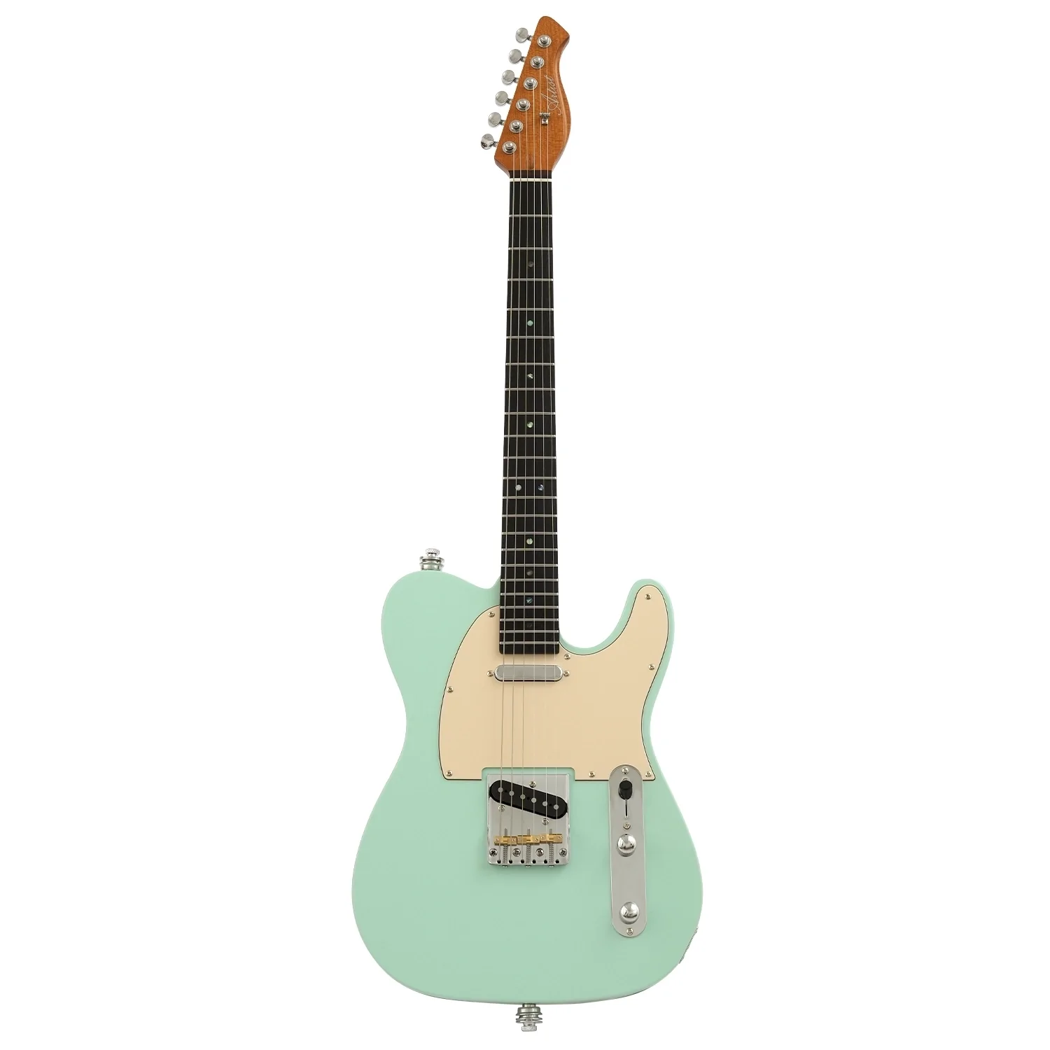 Artist AT53 Electric Guitar with Hand Made Pickups - Vintage Green