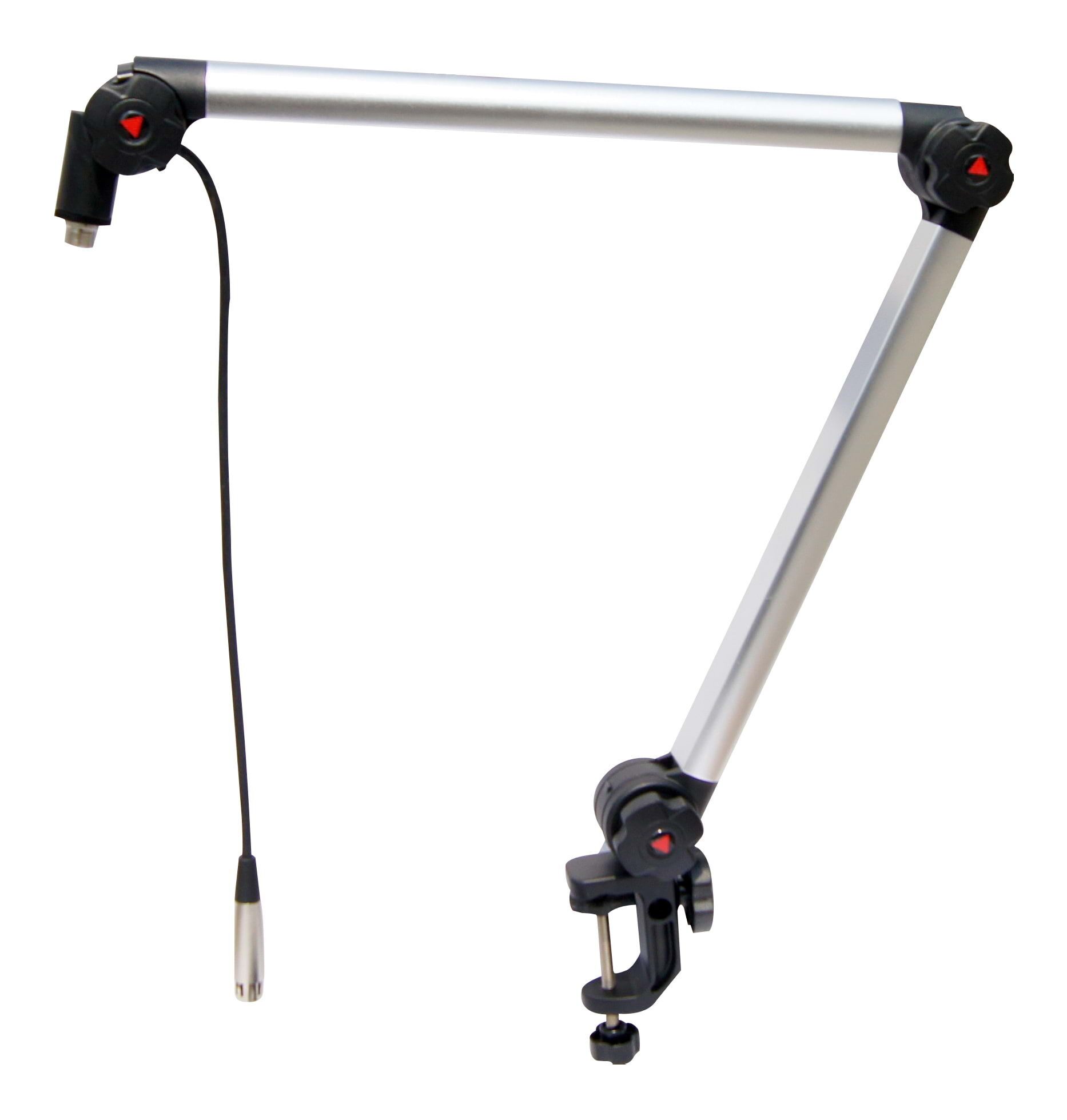 Alctron MA614 Heavy Duty Desk Mountable Broadcast Microphone Stand - Silver