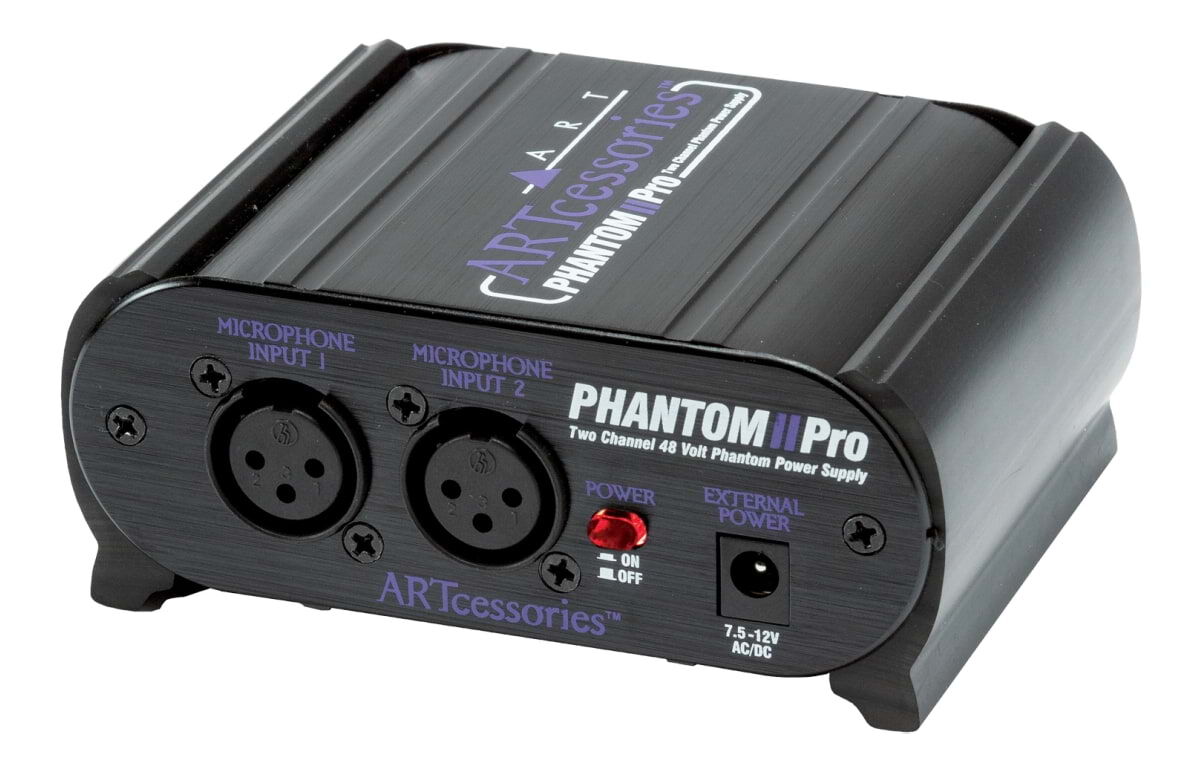 ART Phantom II Pro Dual Channel 48V Phantom Power Supply