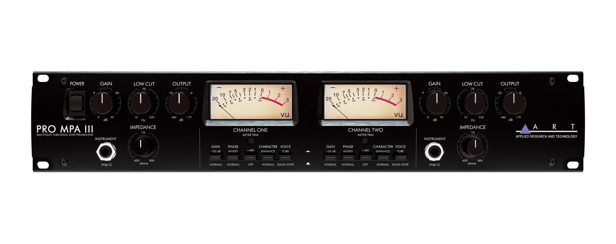 ART Pro MPA III Multivoice 2-Channel Tube Mic Preamp