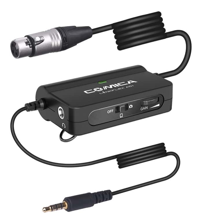 Comica LinkFlex-AD1 XLR Interface Preamp Audio Adapter