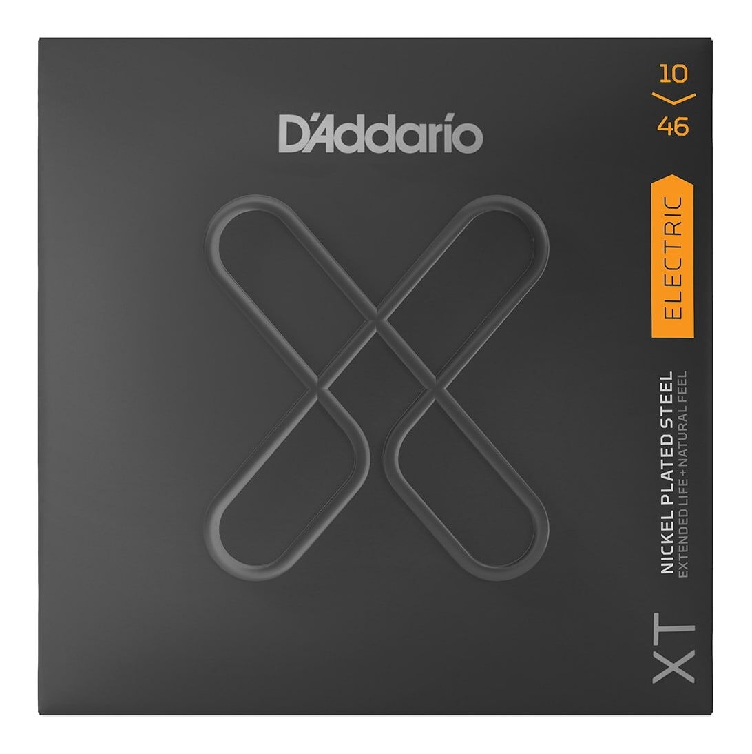 D'Addario XTE1046 XT Coated Nickel Plated Electric Guitar Strings 10-46