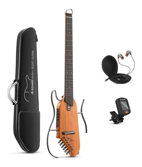 Donner HUSH-I Acoustic-Electric Guitar Kit - Mahogany