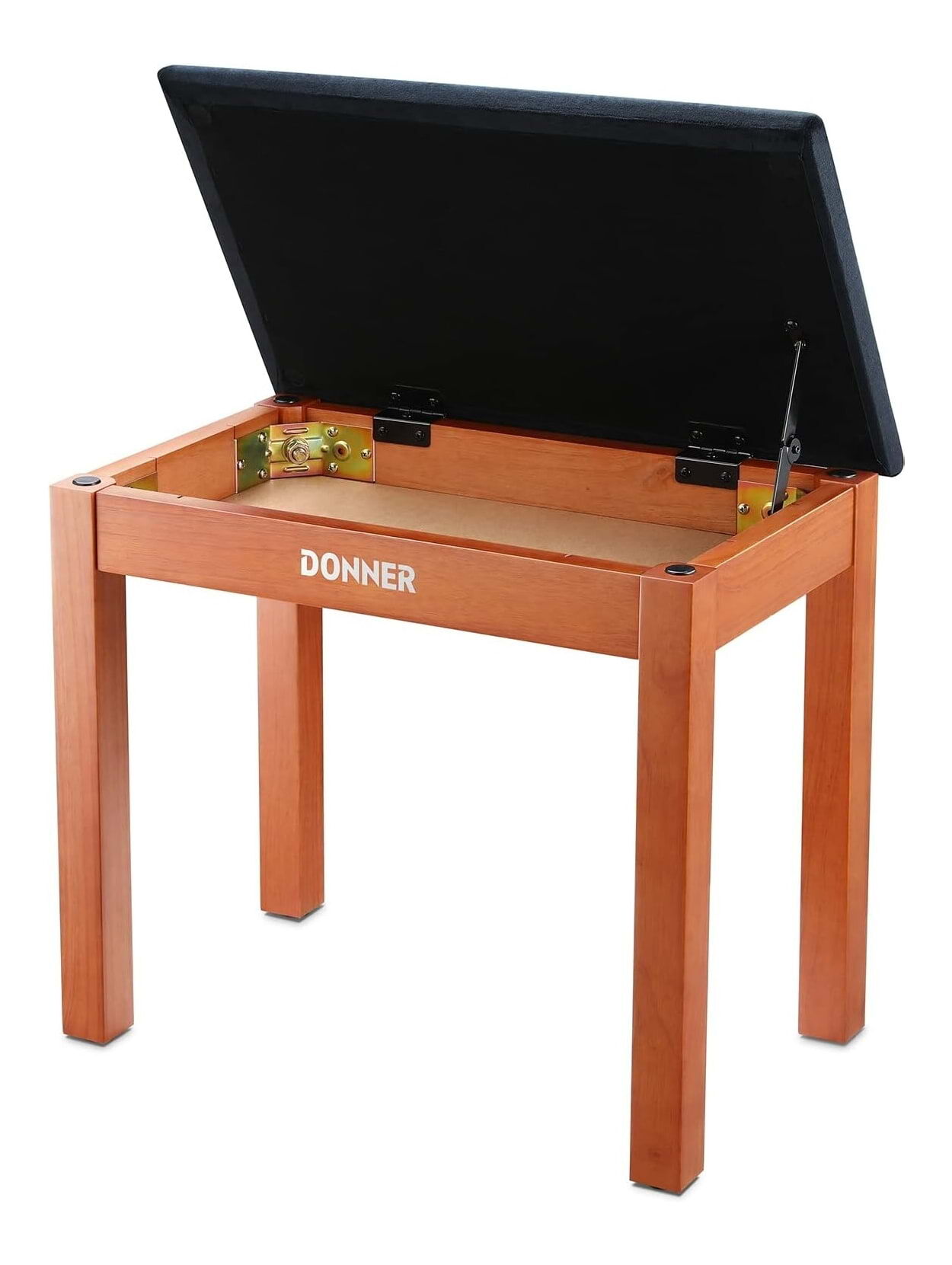 Donner Solid Wood Piano Bench - Burly Wood