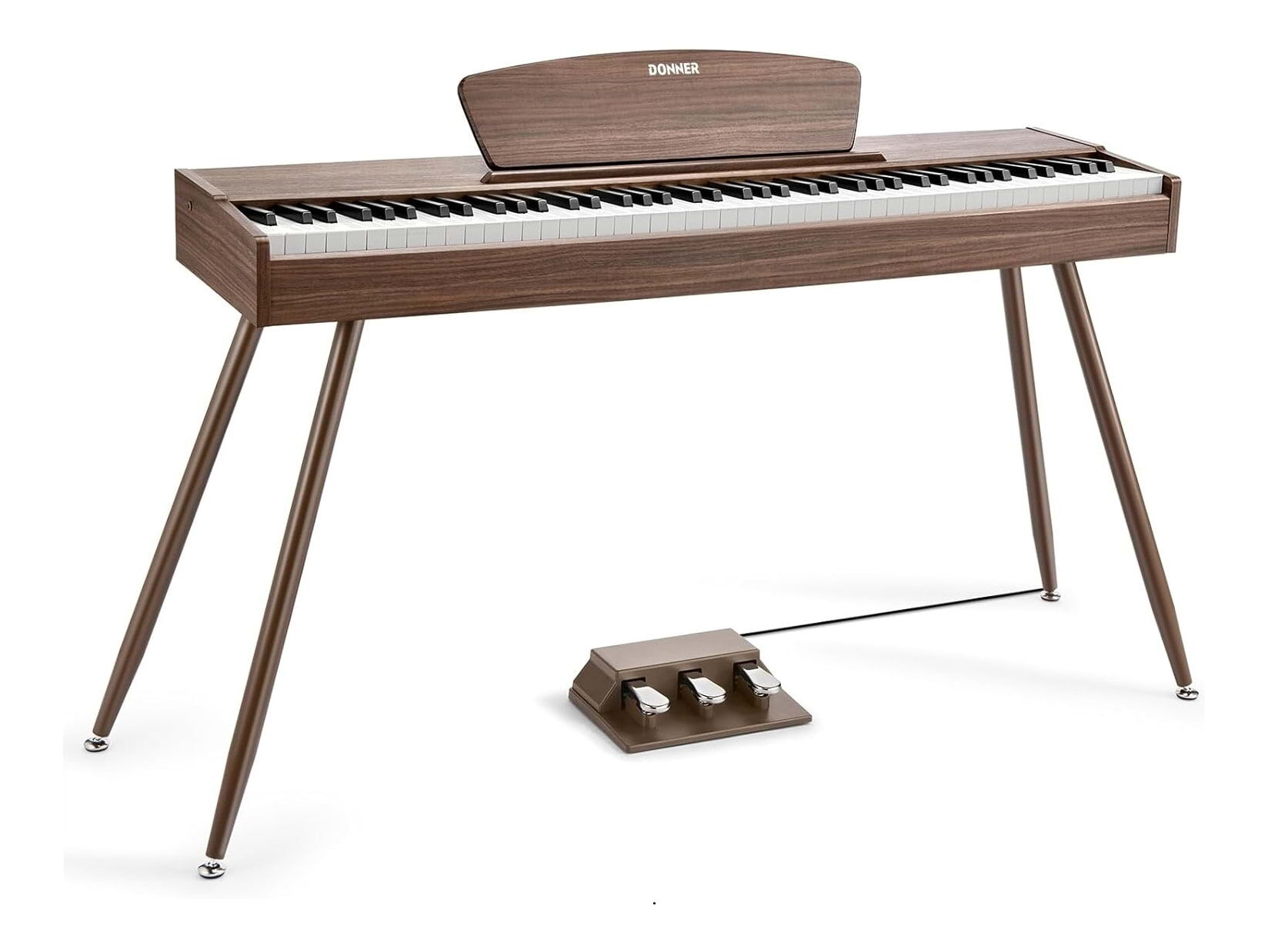 Donner DDP-80 88-Key Digital Piano - Walnut Wood