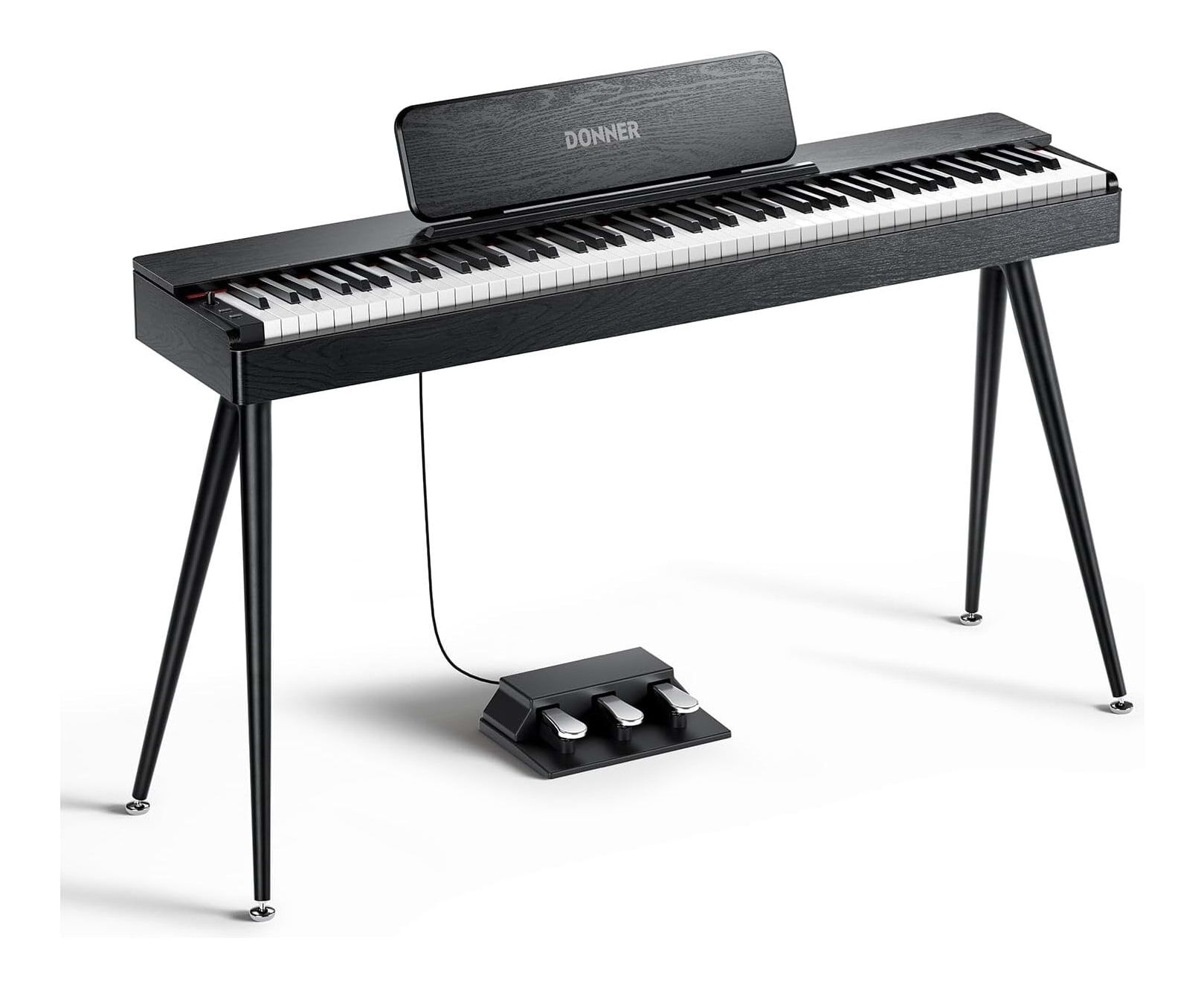 Donner OURA S100 88-key Graded Hammer Weighted Digital Piano - Black