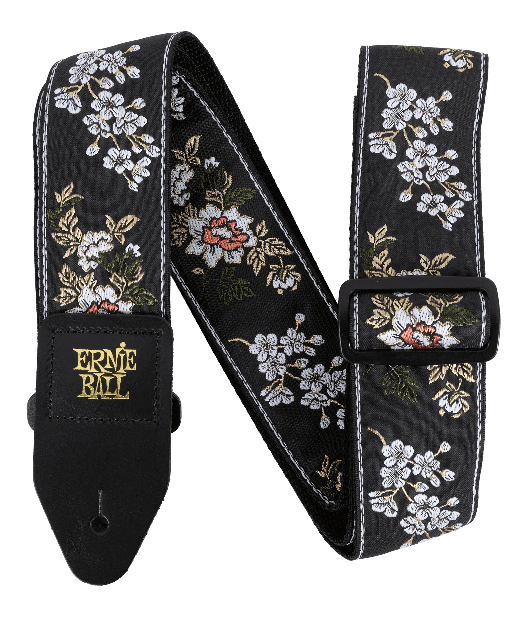 Ernie Ball 5362 Jacquard Guitar Strap - White Blossom