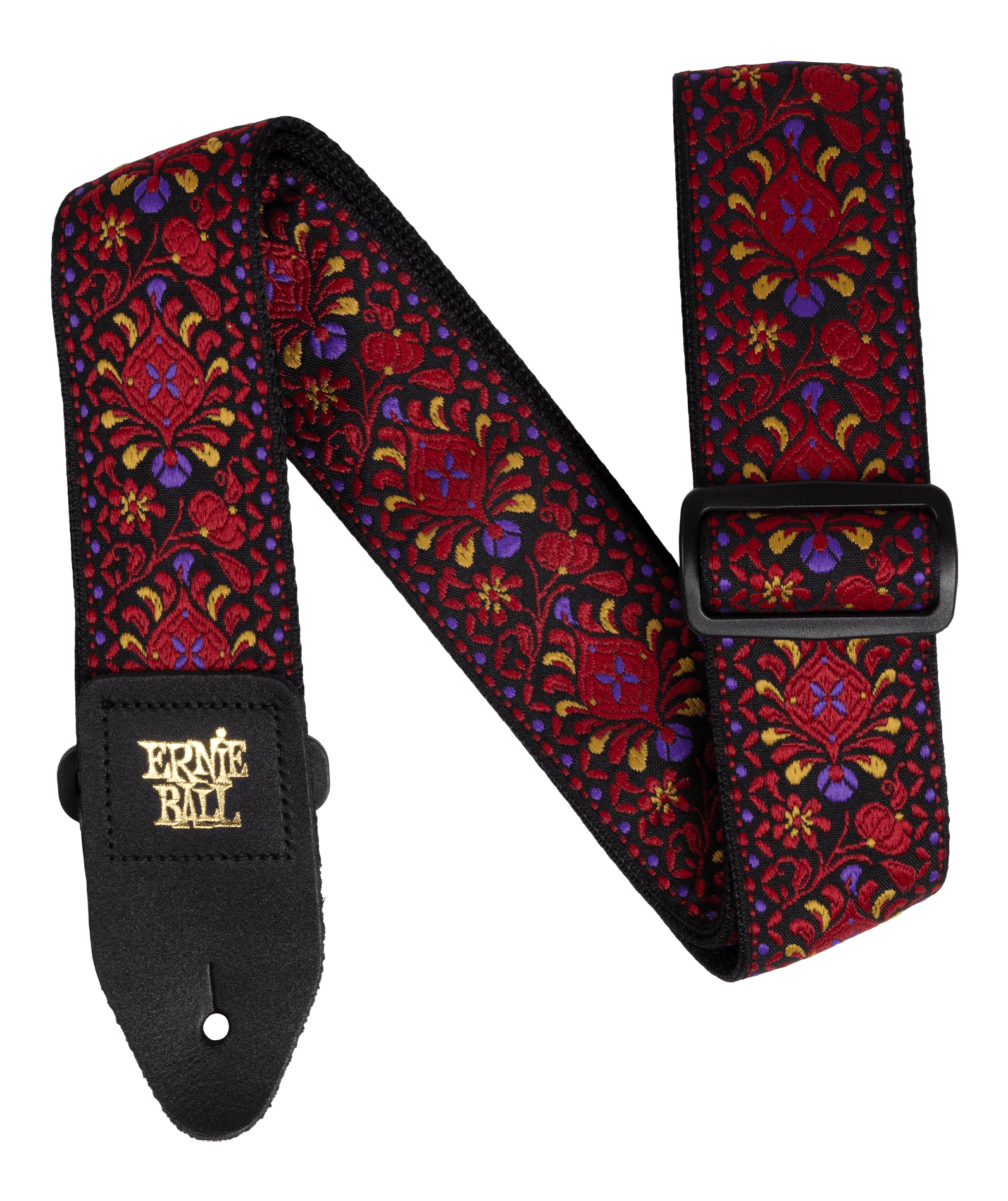 Ernie Ball 5369 Jacquard Guitar Strap - Crimson Royal Bloom