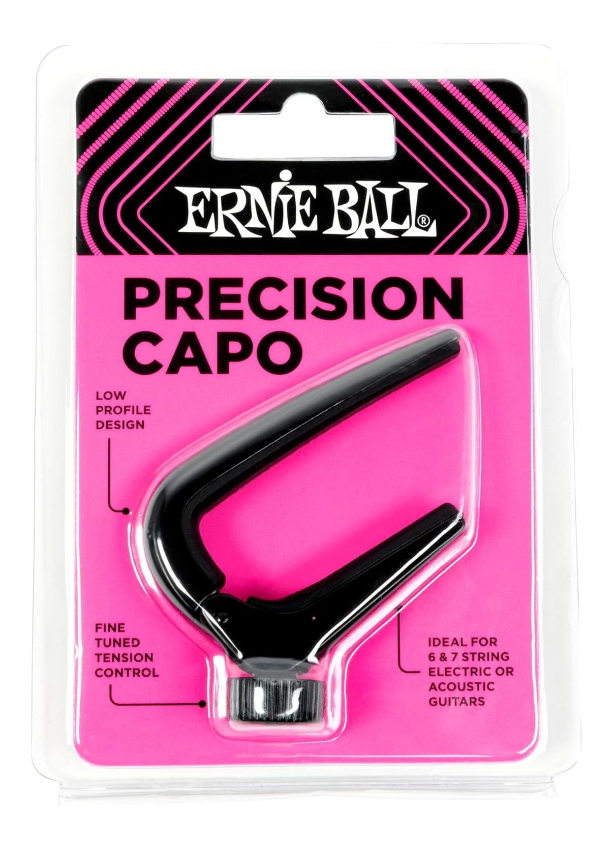 Ernie Ball 9631 Precision Capo - Black