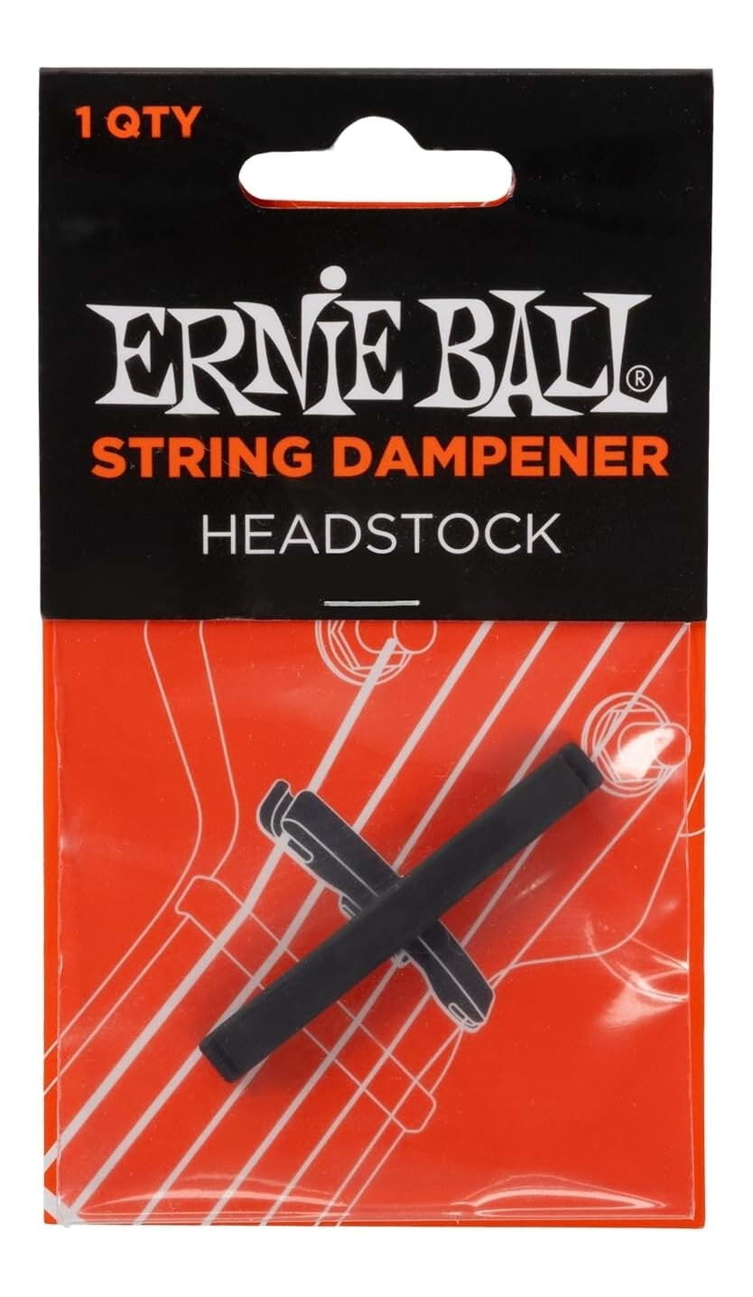 Ernie Ball 9640 String Dampener - Guitar Headstock