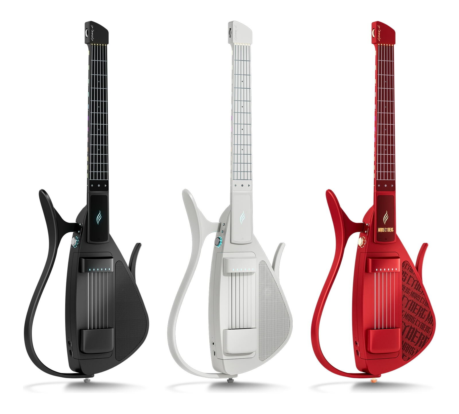 Enya Cyber-G String Model smart guitar with silicone strings