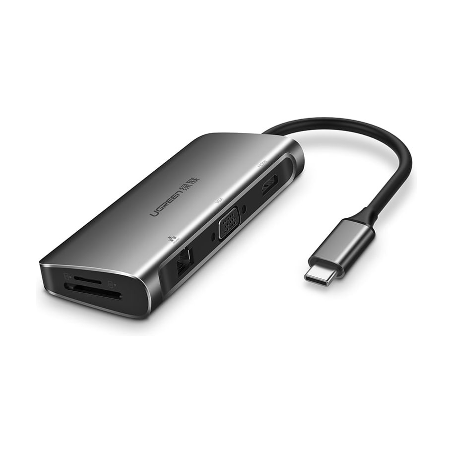 UGREEN USB C Hub Type C to 3 Port USB 3.0 Dock with Gigabit Ethernet Adapter