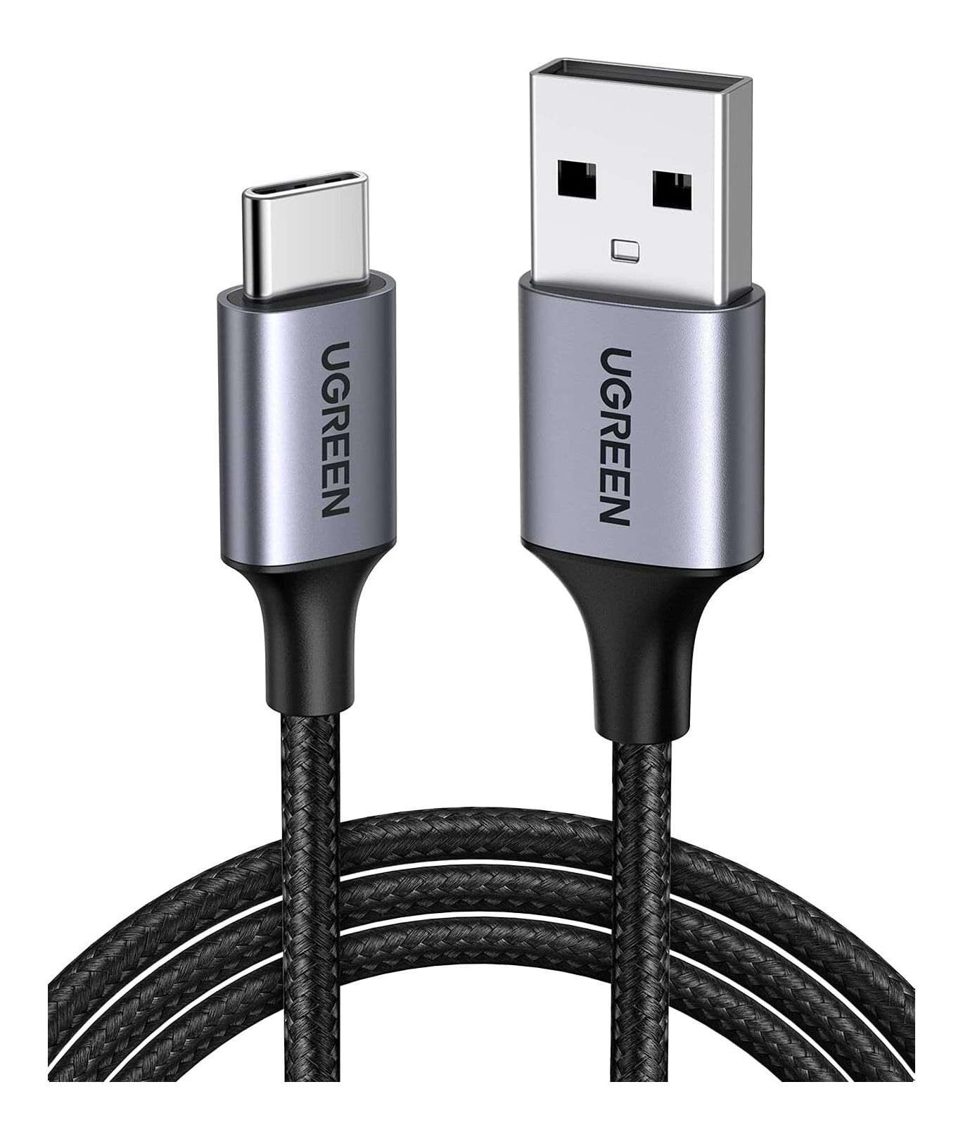 UGREEN 45071 USB-A to USB-C Braided Fast Charging Cable - 1m