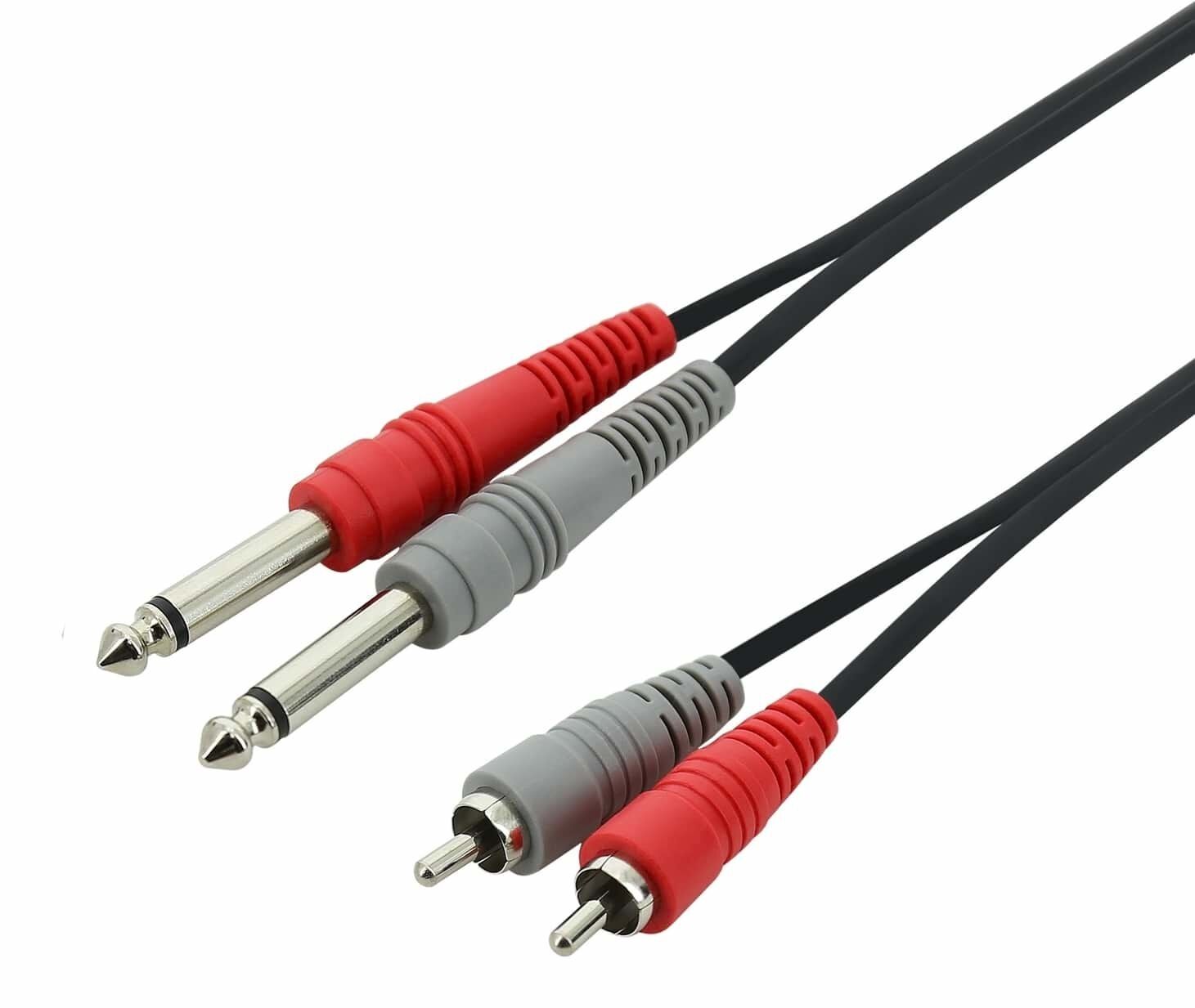 SWAMP Dual 1/4" Jack to RCA Cable - 5m