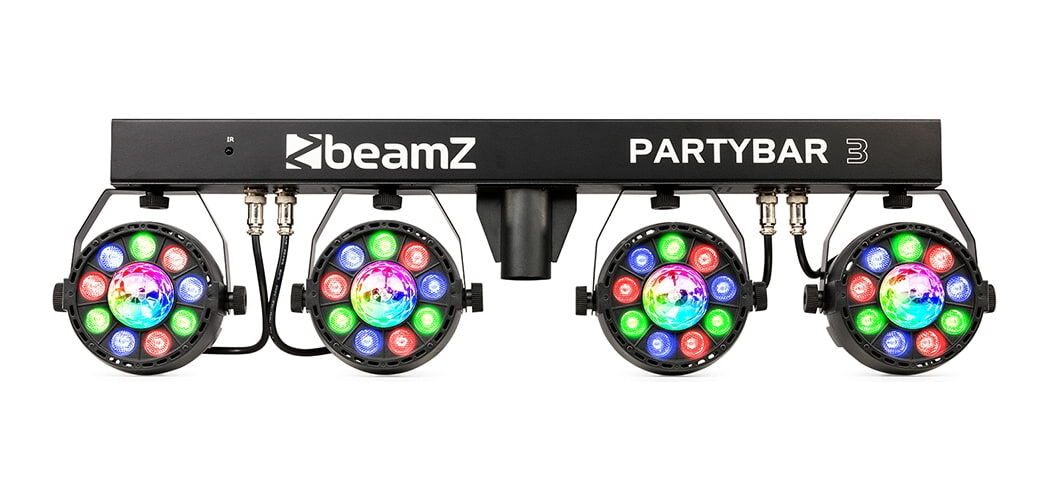 Beamz PartyBar 3 All-In-One LED DJ Lighting System