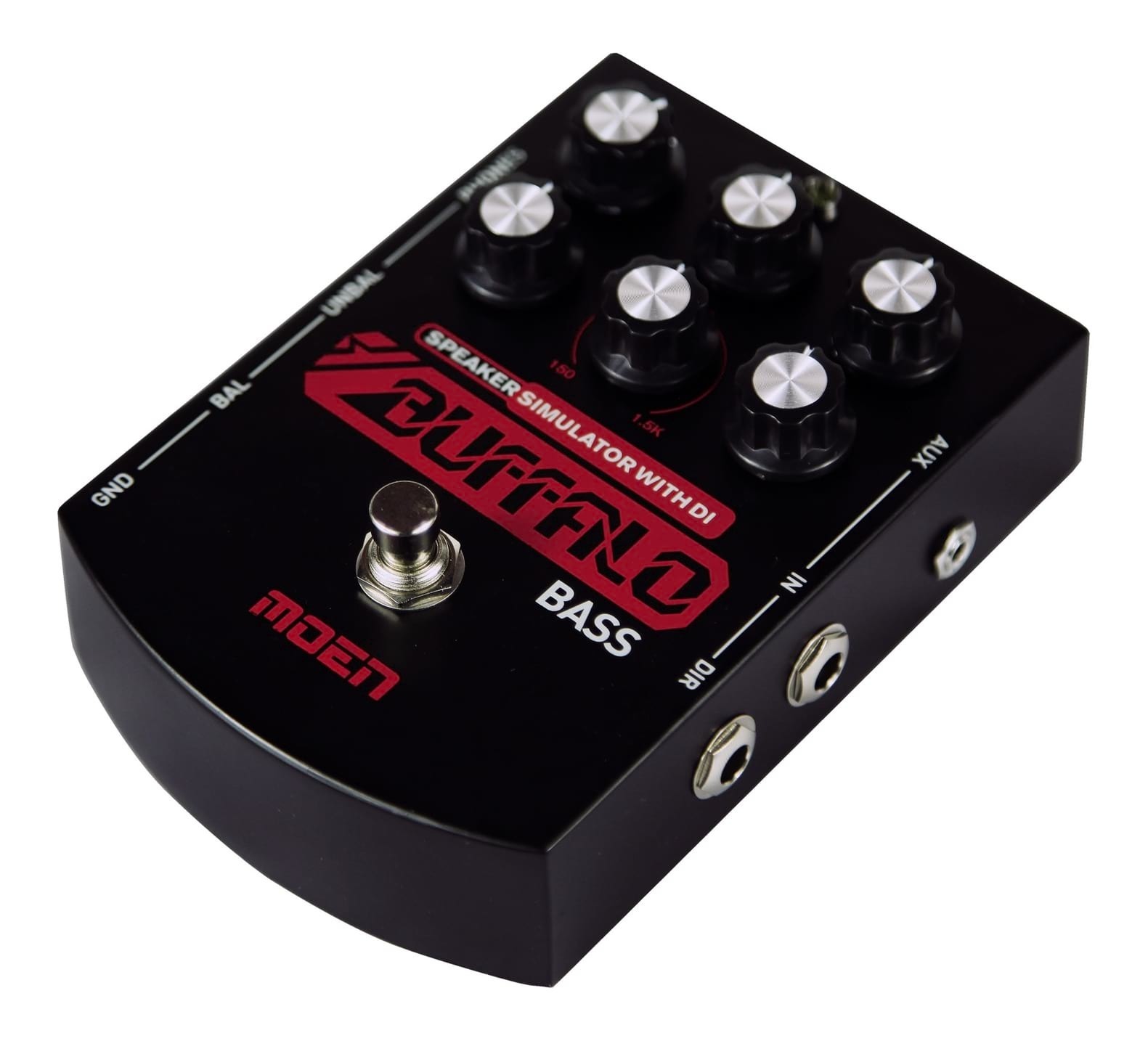MOEN BSBA Buffalo Bass Speaker Simulator Pedal with DI and Headphone