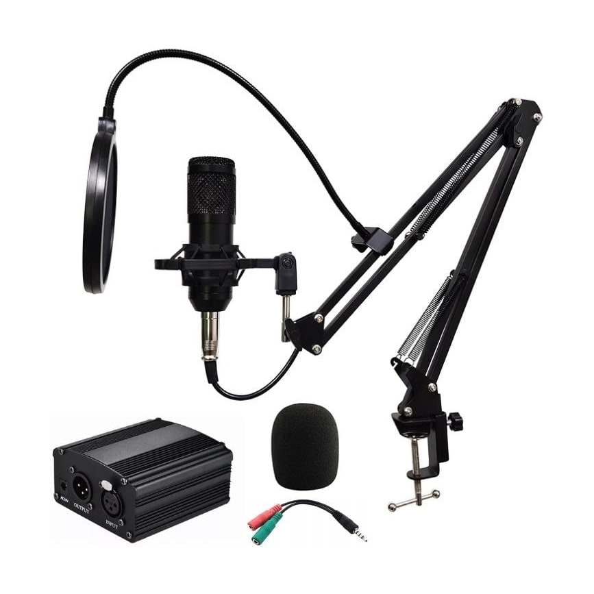 BM-800 Professional Condenser Microphone BM800 Kit:Microphone For