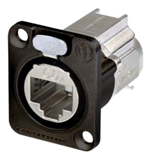 Neutrik NE8FDX-Y6-B etherCON Ethernet CAT6A IDC Panel Connector D-Style