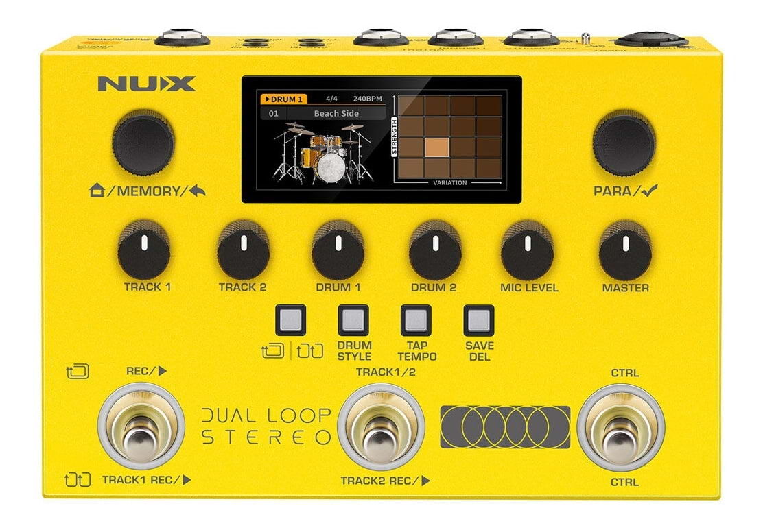 NUX Monarch Series Dual Loop Stereo Looper Pedal