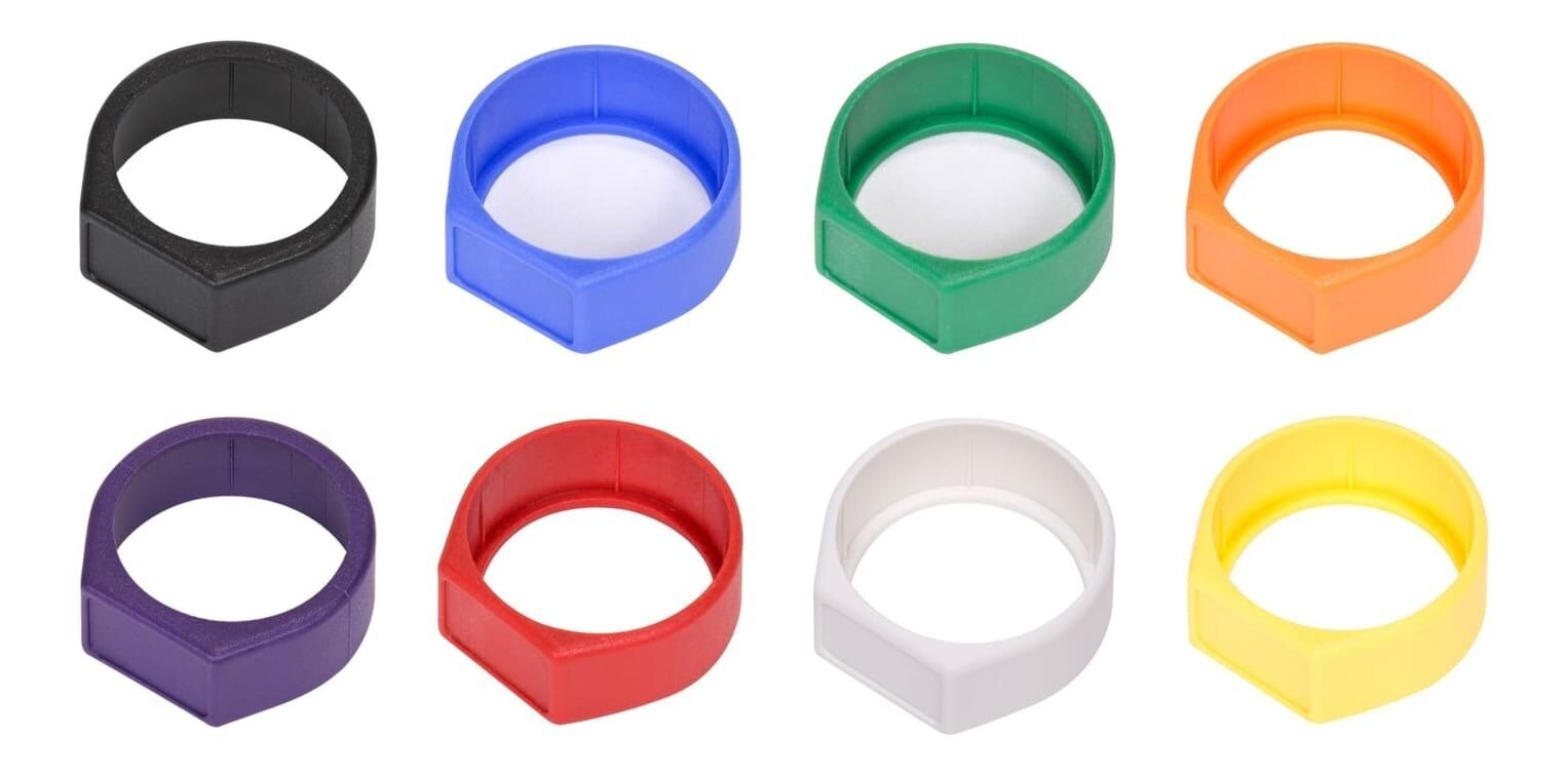 Neutrik XCR Coloured Coding Ring - X Series XLR Collar - White