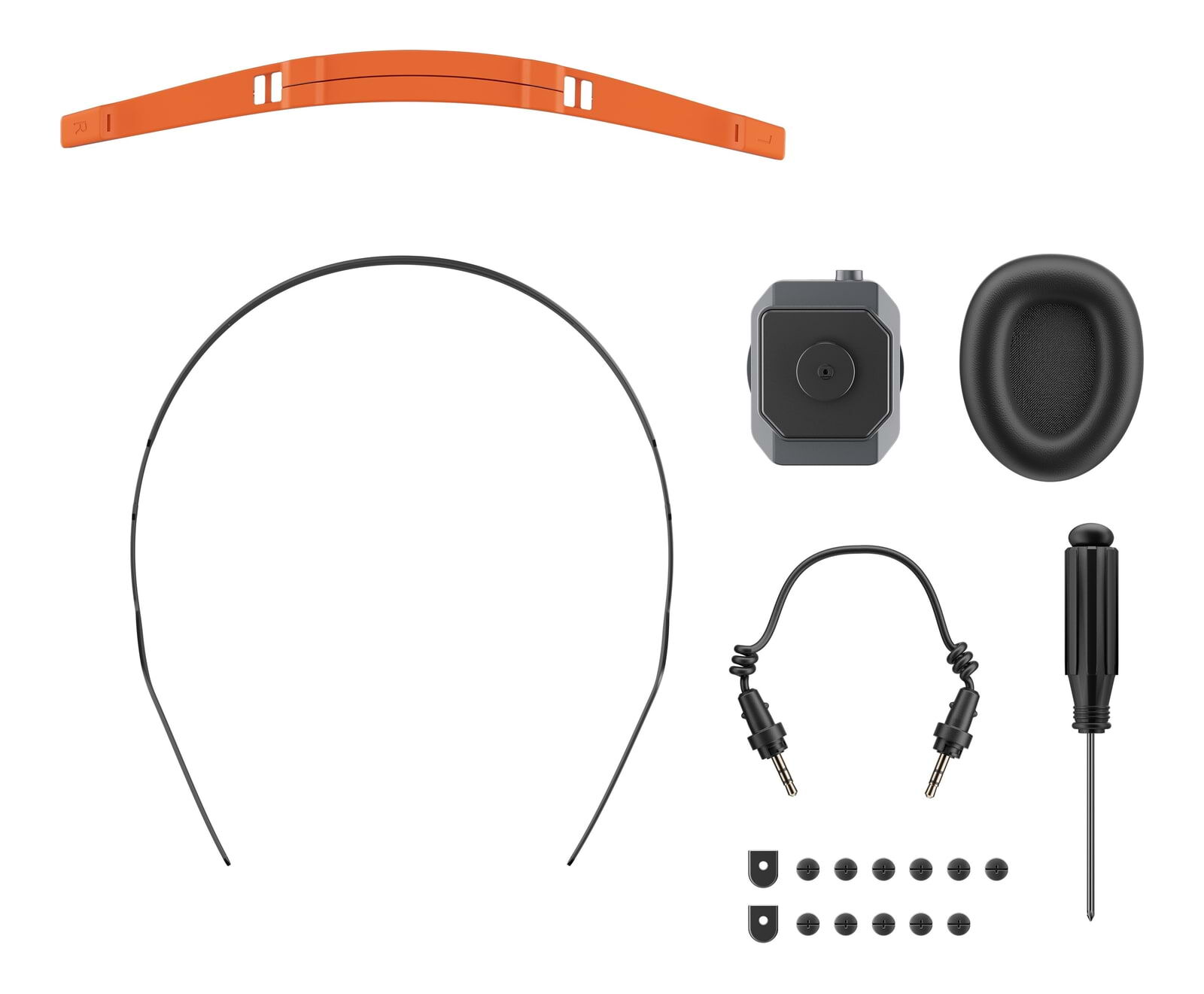 Saramonic WiTalk9X HB-DM Dual-Ear Master Headset Conversion Kit contents