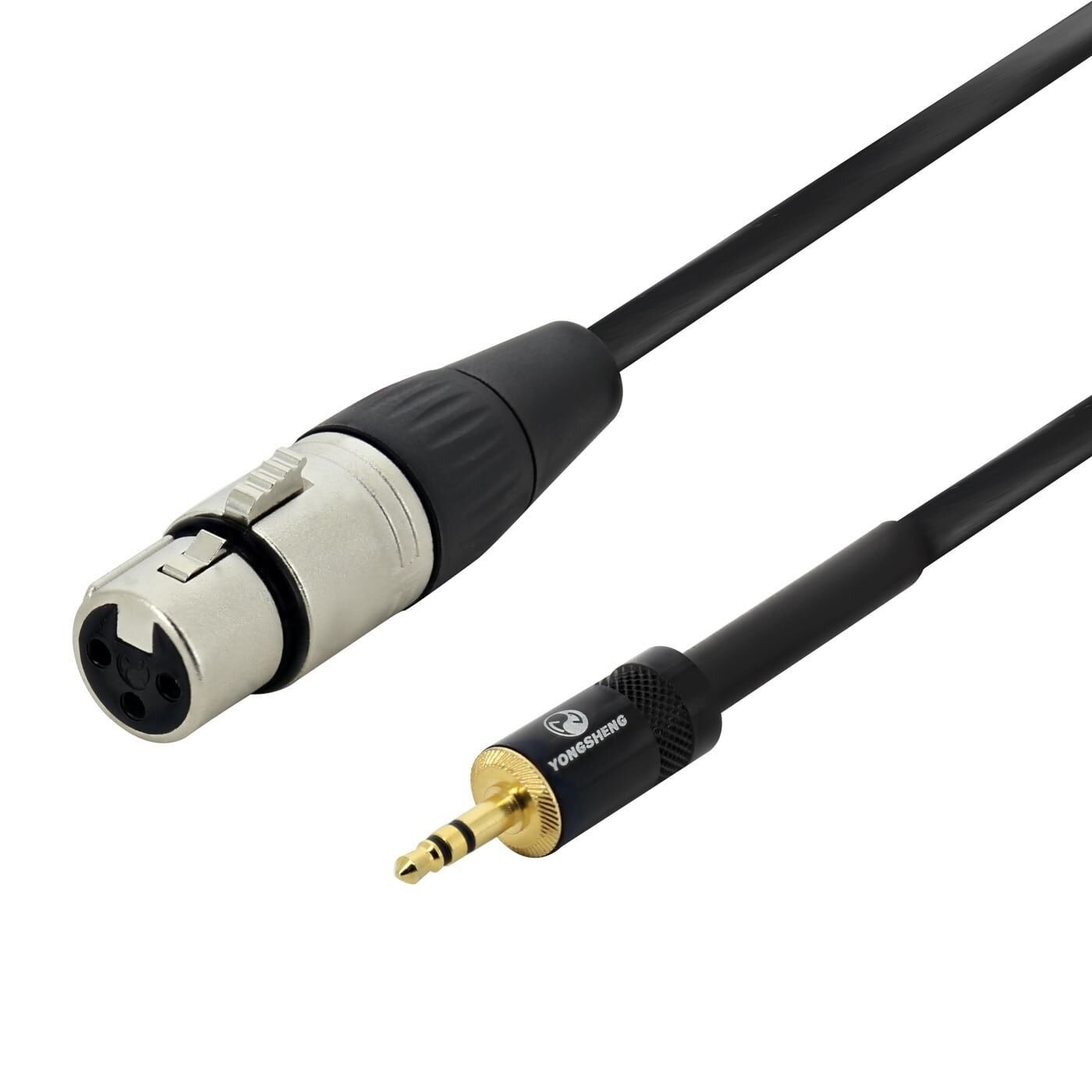 CUSTOM XLR(f) to 3.5mm TRS - 'Balanced 