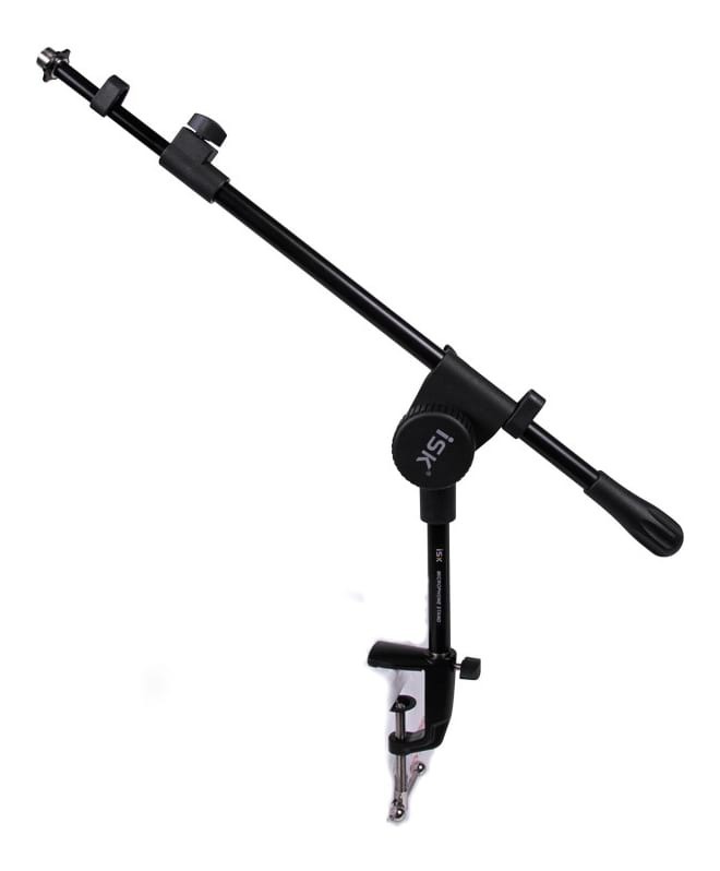 Isk Sksd009b Desk Mountable Microphone Stand Black Swamp