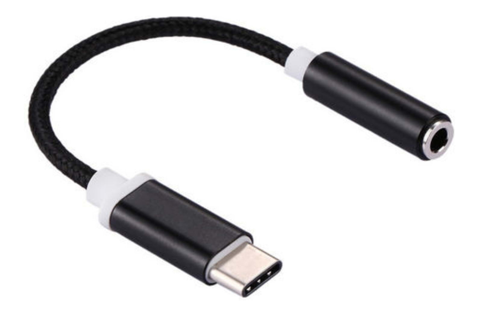 USB-C to 3.5mm (F) TRRS Audio Cable Adapter - 10cm
