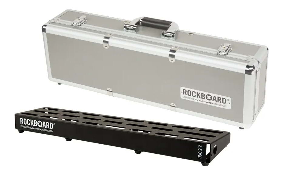 RockBoard DUO 2.2 Pedalboard with Flight Case 622 x 142 mm