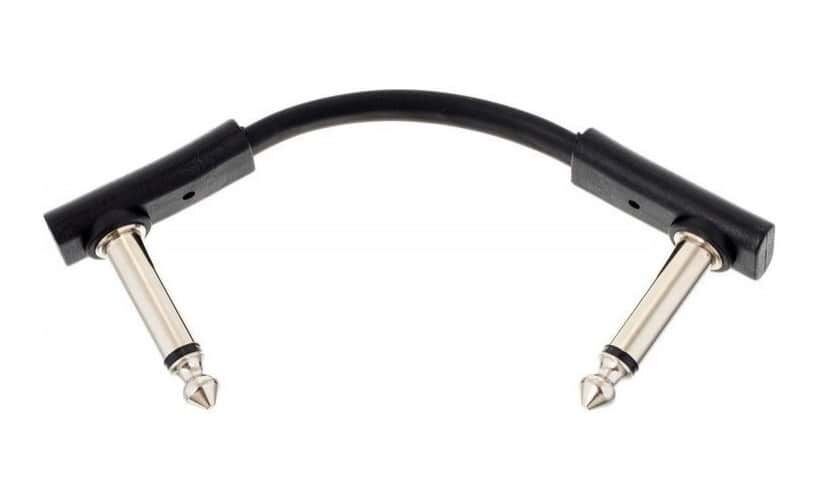 RockBoard Flat Patch Cable - Black Connectors - 80cm