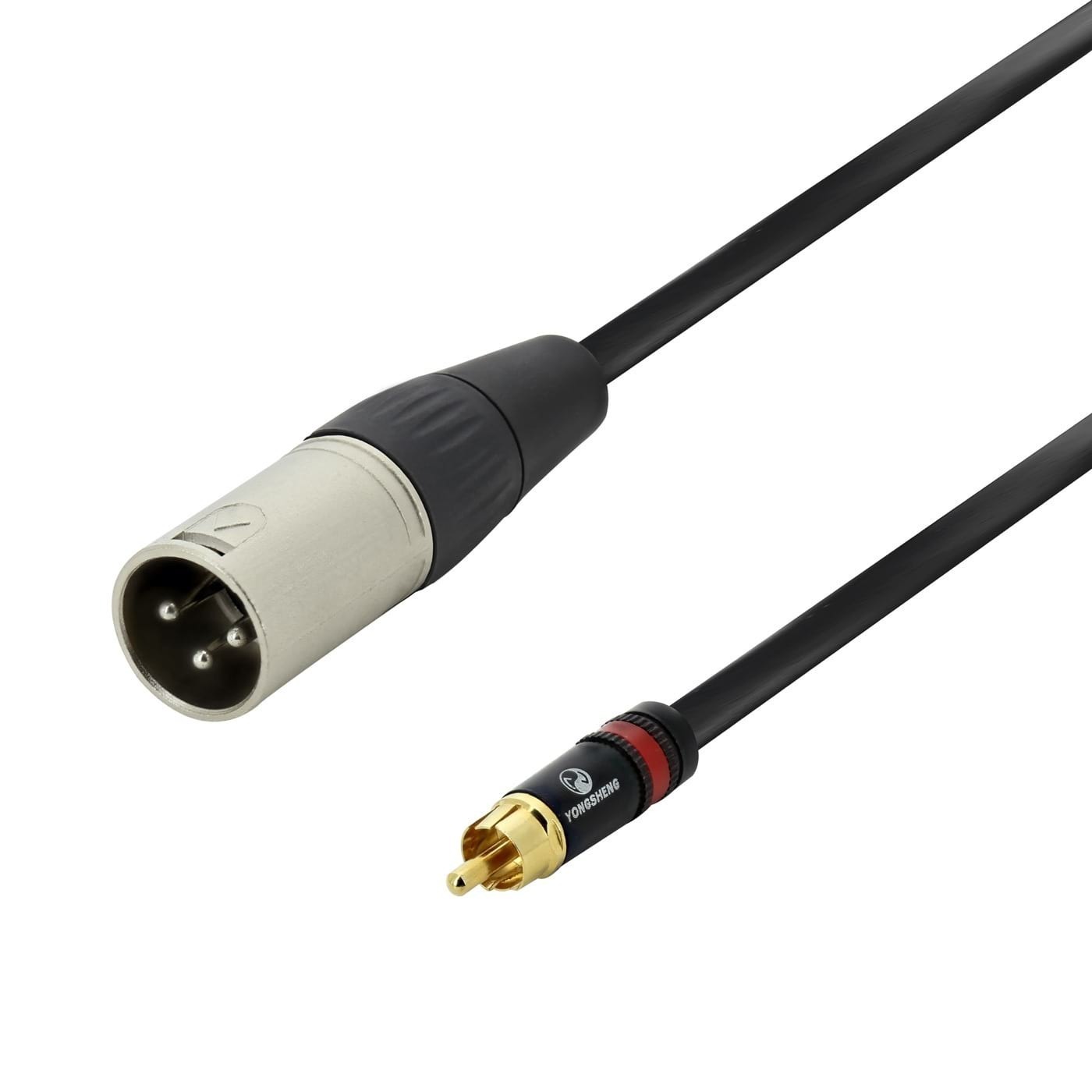 Audio R L. Cord Audio Cable - Line Level XLR(m) to RCA(m) DJ 1m