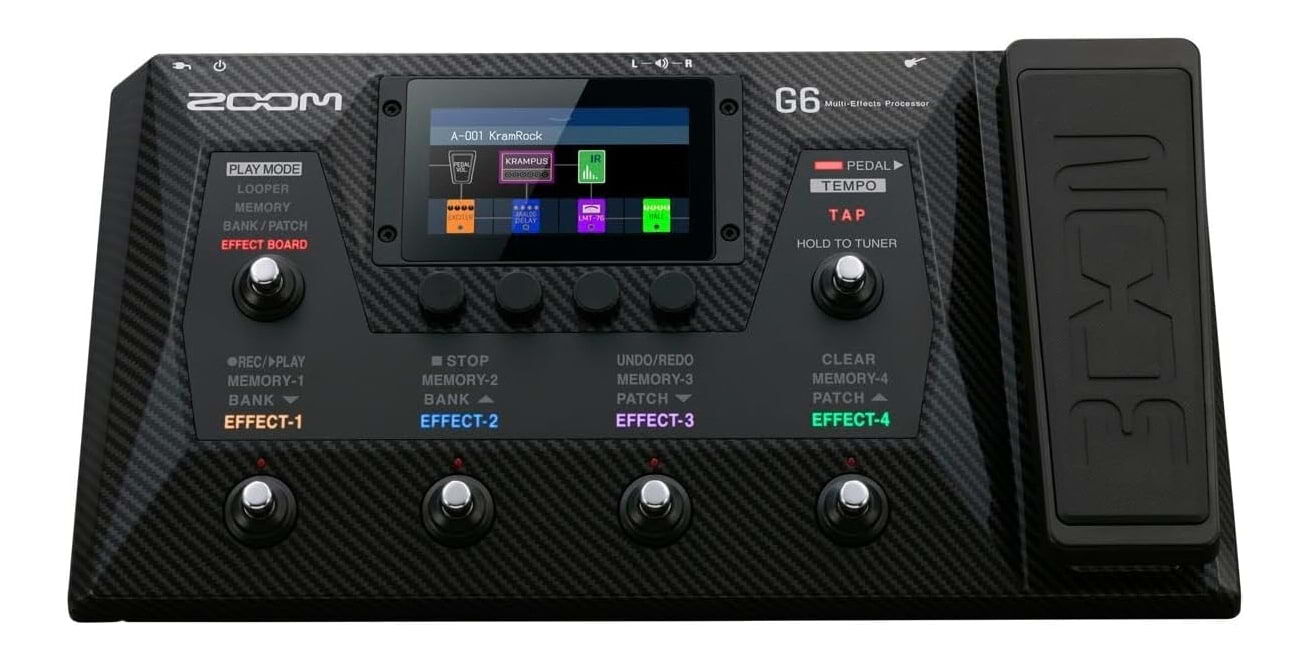 Zoom G6 Multi-effects Guitar Processor