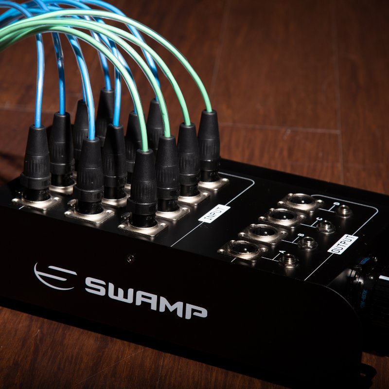 Multicore stage box from our SWAMP-branded gear range