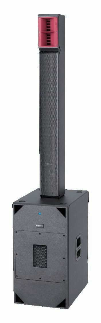 Audiocenter L MK2 column speaker system with compact subwoofer