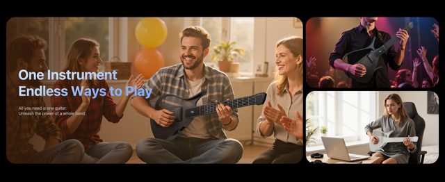 One instrument, endless ways to play: Cyber-G at home, on stage and with friends
