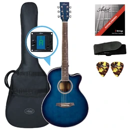 Artist LSPSTBB Small Body Acoustic Guitar Pack - Blue Burst