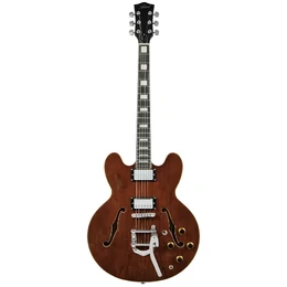 Artist Walnut58TRM Semi-Hollow Electric Guitar with Tremolo