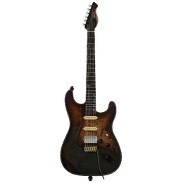 Artist AS78 Bound Burl Electric Guitar with HSS Pickups