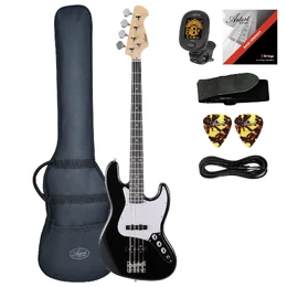 Artist AJB Bass Guitar with Accessories - Black