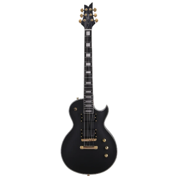 Artist AP6G Cimmerian Matte Black Electric Guitar with Active Pickups
