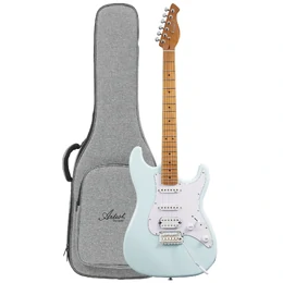 Artist AS20V2 Electric Guitar with HSS Pickups - Pastel Blue