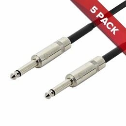 5x Pack of Stage Series Guitar Lead  - 5m